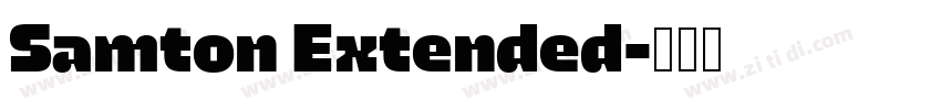Samton Extended字体转换